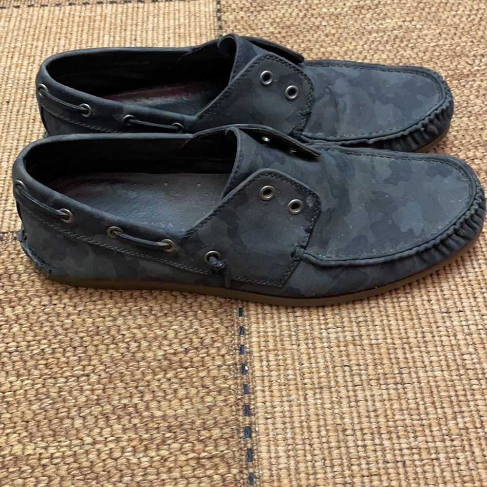 John Varvatos Star Camoflage Boat Shoe